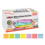 Chiffons en microfibres multicolores pour tout usage, 50 pces