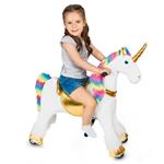 Reittier Regenbogen Einhorn S