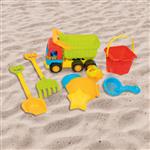 Jouets pour le sable, camion à benne, 9 pces