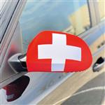 Housse de rétroviseur latéral Allez la Suisse, 2 pces