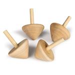 10 Toupies/Dreidels En Bois à Peindre - Pour Hanoucca, Activité Créative Enfants, Décoration