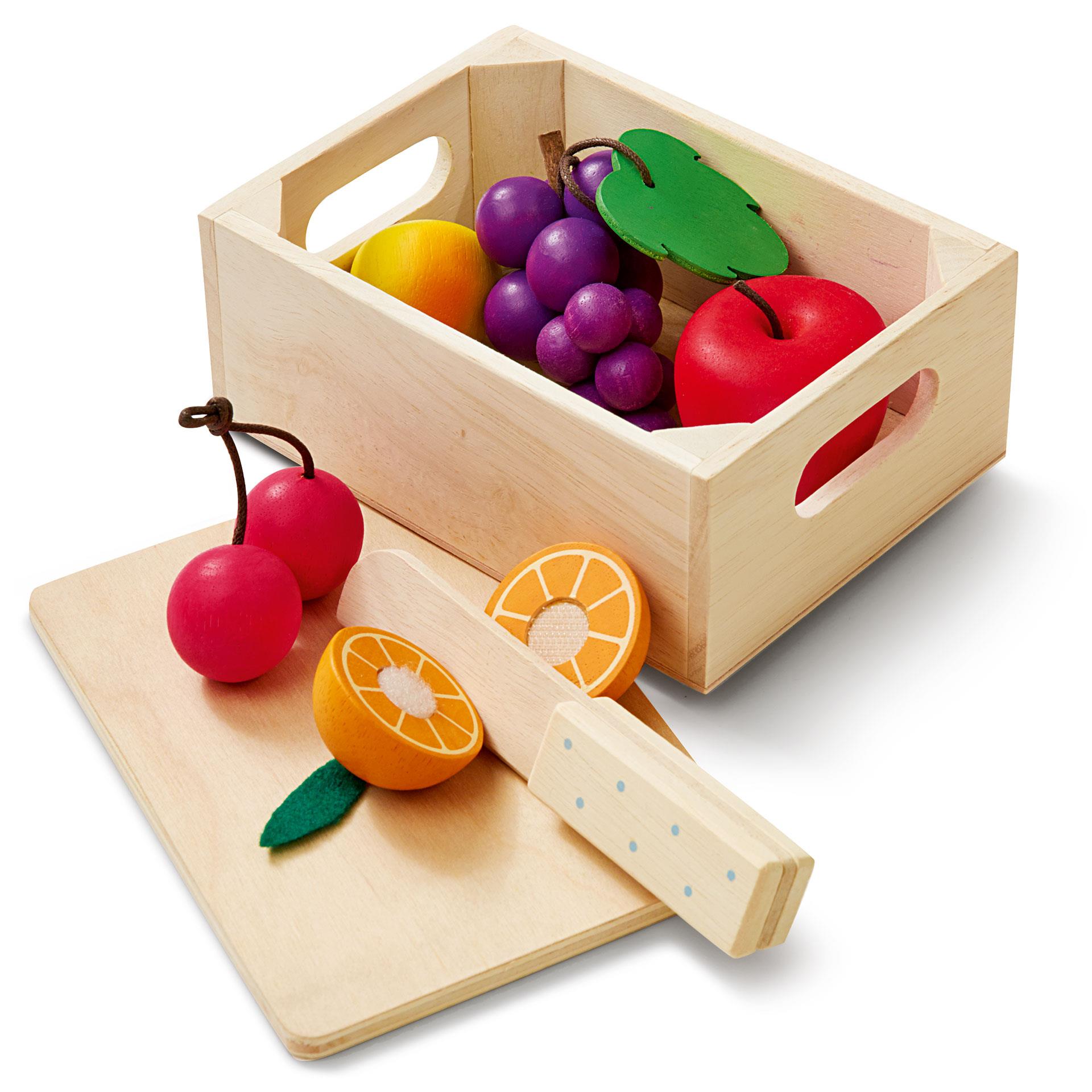 Assortimento di frutta con collegamento velcro