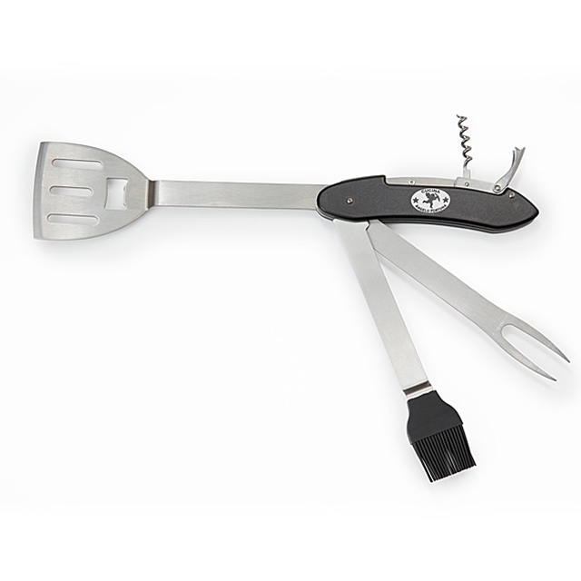 Ustensile pour gril clap-multitool