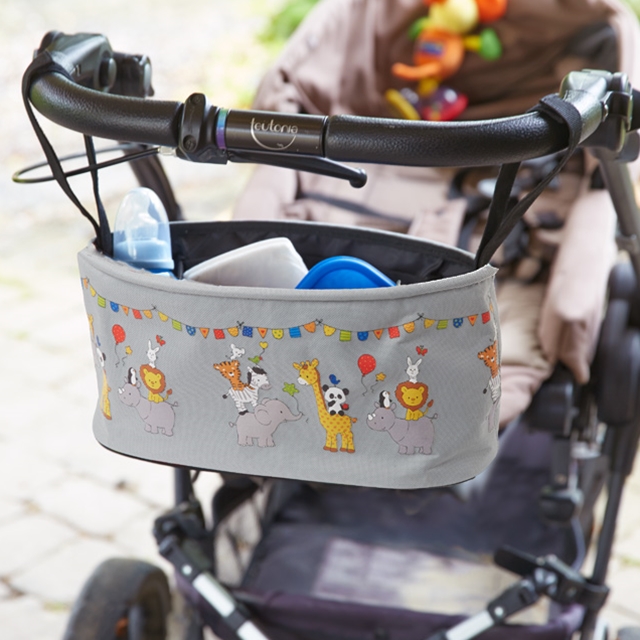 Kinderwagen Anhängetasche Zooparty