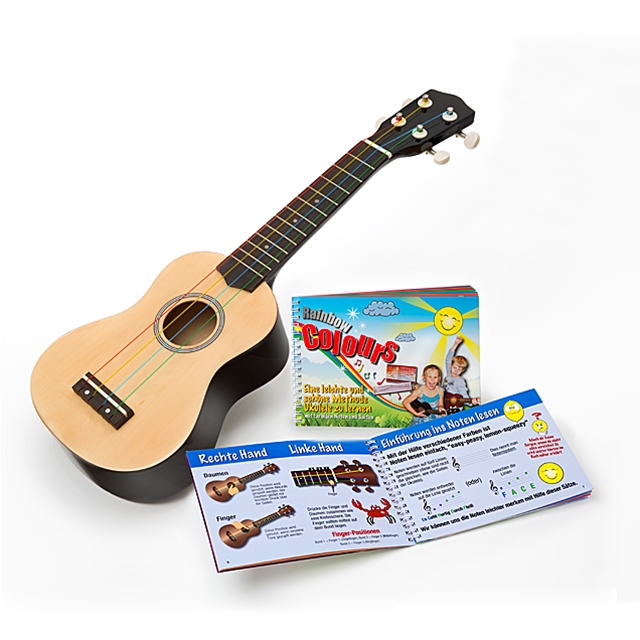 Ukulele Lernpaket Rainbow