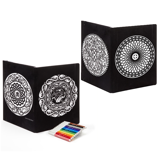 Velvet Art Mappen Mandalas zum Ausmalen 2 Stk.