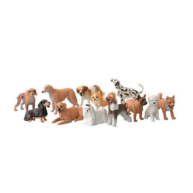 Figurines Chiens 12 pces