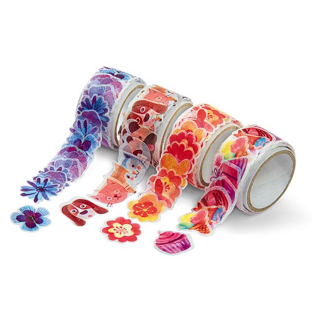 800 adesivi su washi tape