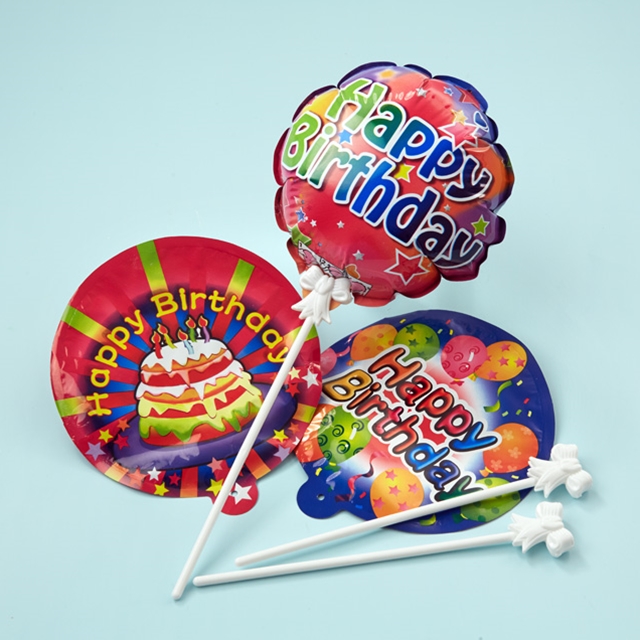 Selbstaufblasende Ballons Happy Birthday 6 Stk.