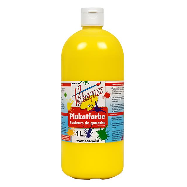 Velazquez Plakatfarbe gelb 1 Liter