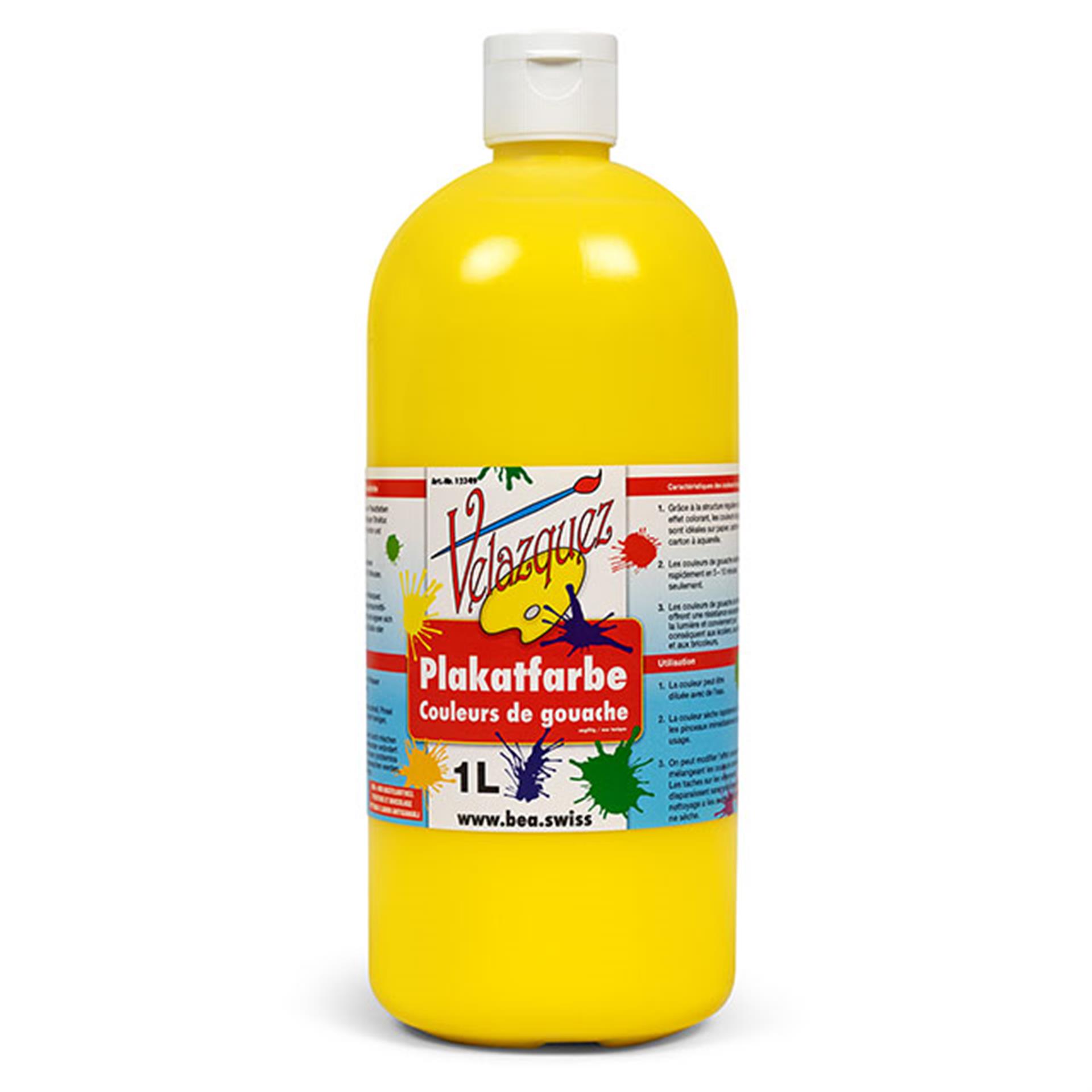 Peinture pour affiches Velazquez jaune 1 L