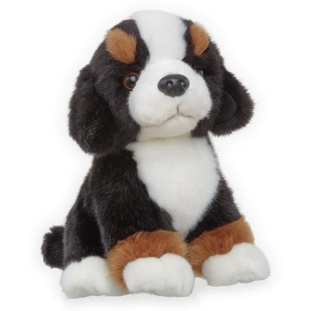 Chien en peluche Theo Bouvier bernois chiot