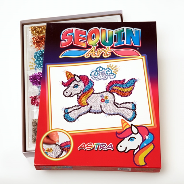 Sequin Art Pailletten Kunst Einhorn