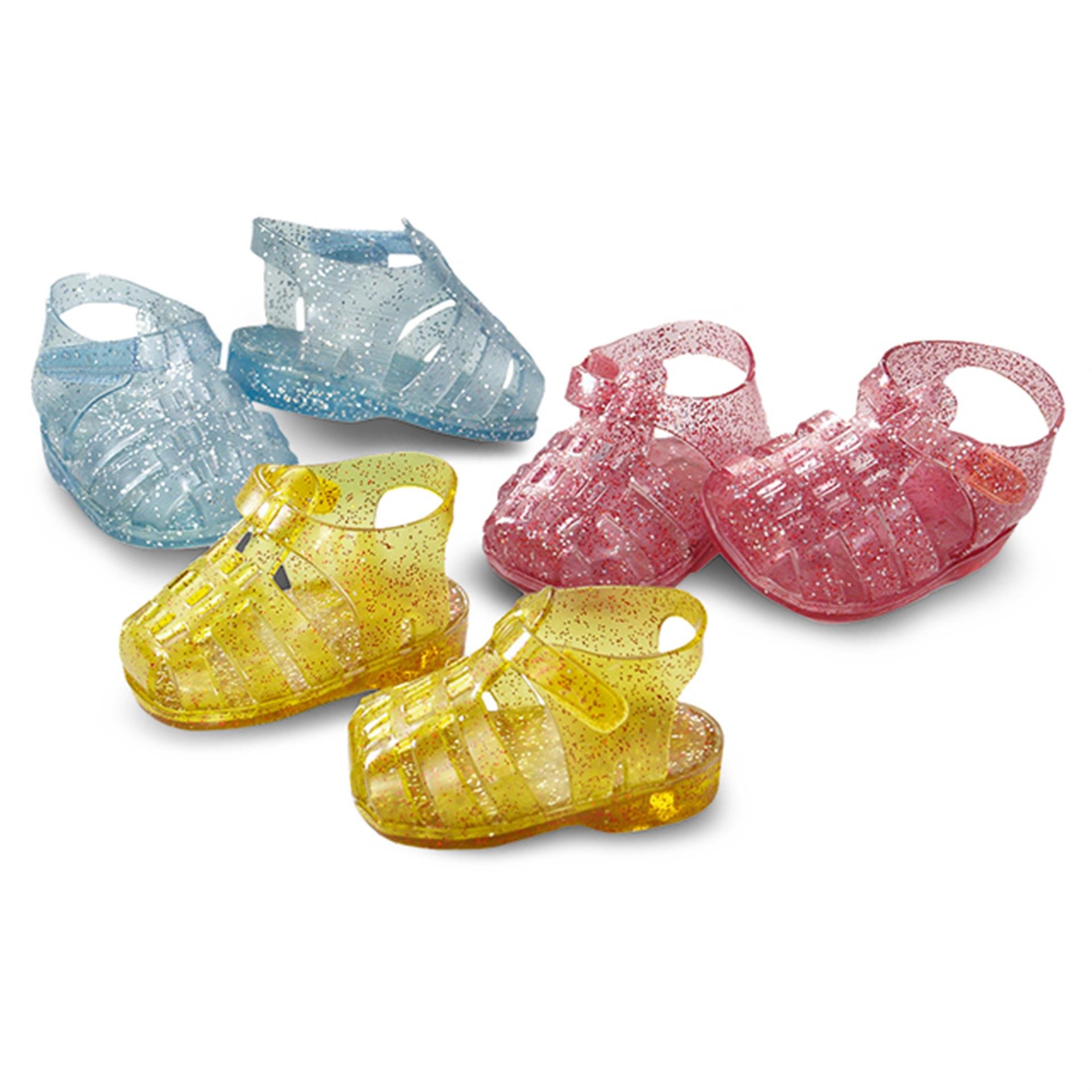 Puppen Sandaletten Glimmerset 3 Paar Baby Love