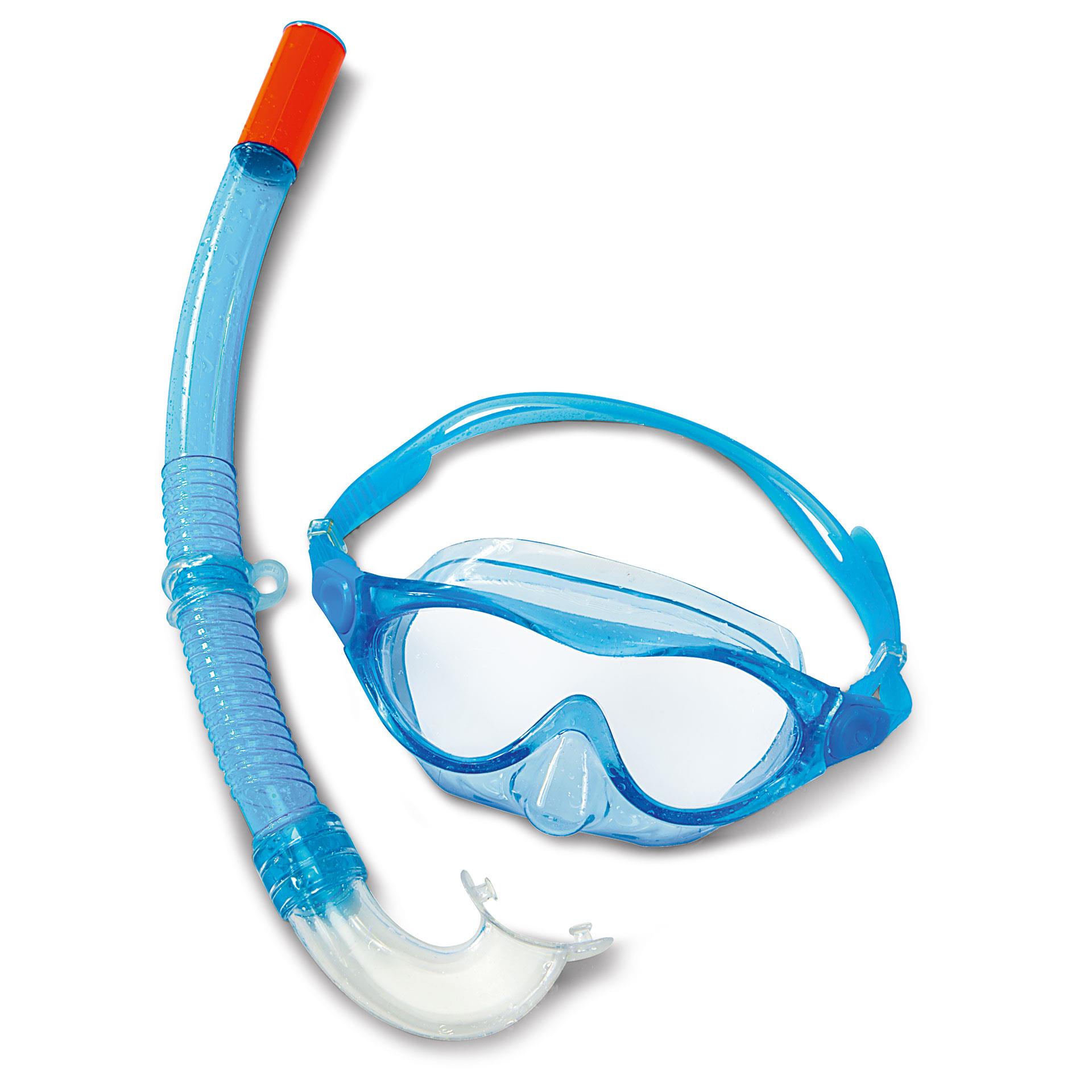 Schnorchel und Brille Kids Flexi Set Shark Skin