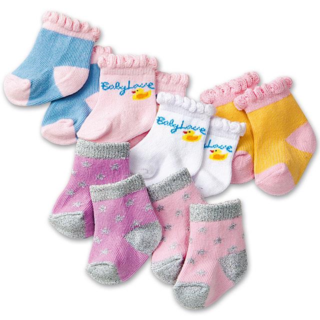 Superset di calze per bambola Baby Love, 6 paia