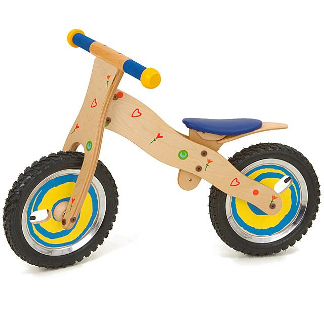 Laufrad aus Holz Color Kids