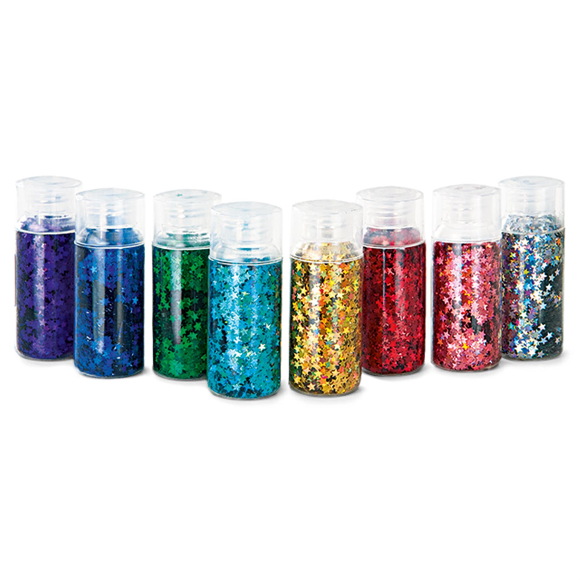 Star flash glitter, 8 colori