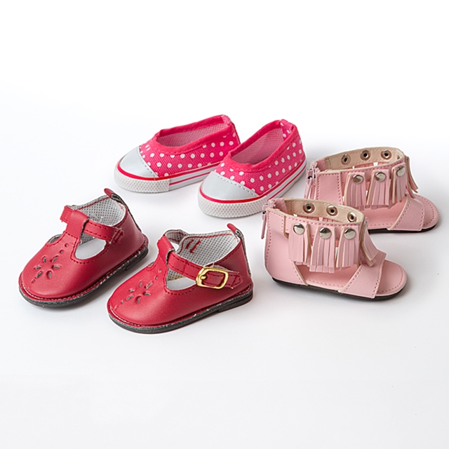 3 paia di scarpe Summer Fashion per bambola Baby Love