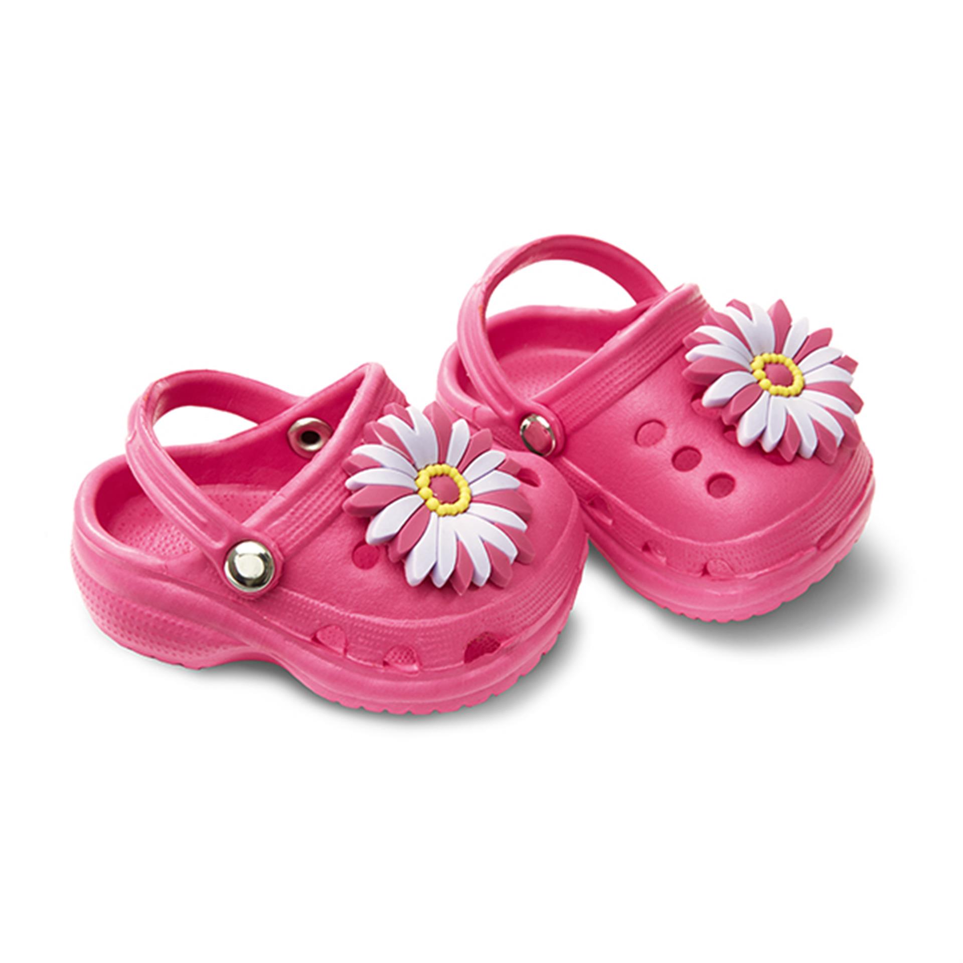 Puppen Clogs pink BL