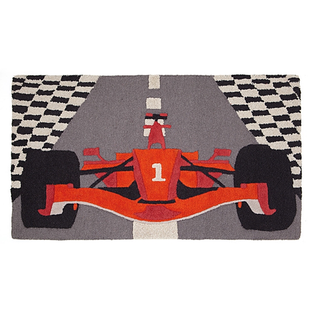 Kinderteppich Formel 1 Bolide 160 x 90 cm