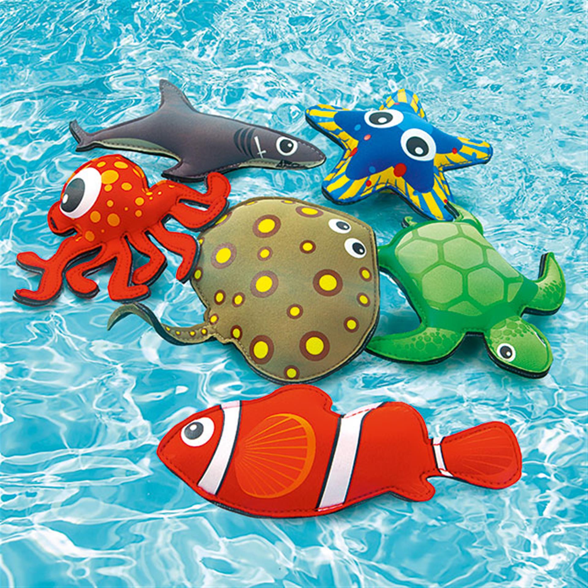 Animaux de plongee Ocean World 6 pces