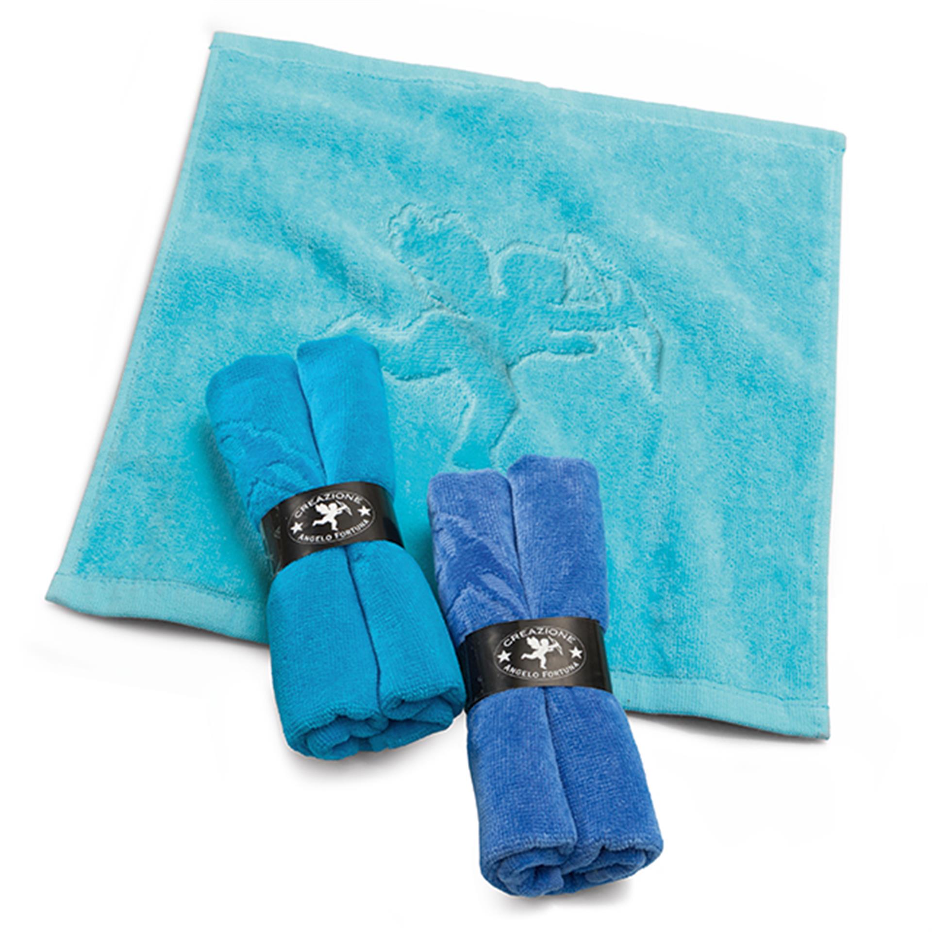 3 salviette piccole Ocean Blue