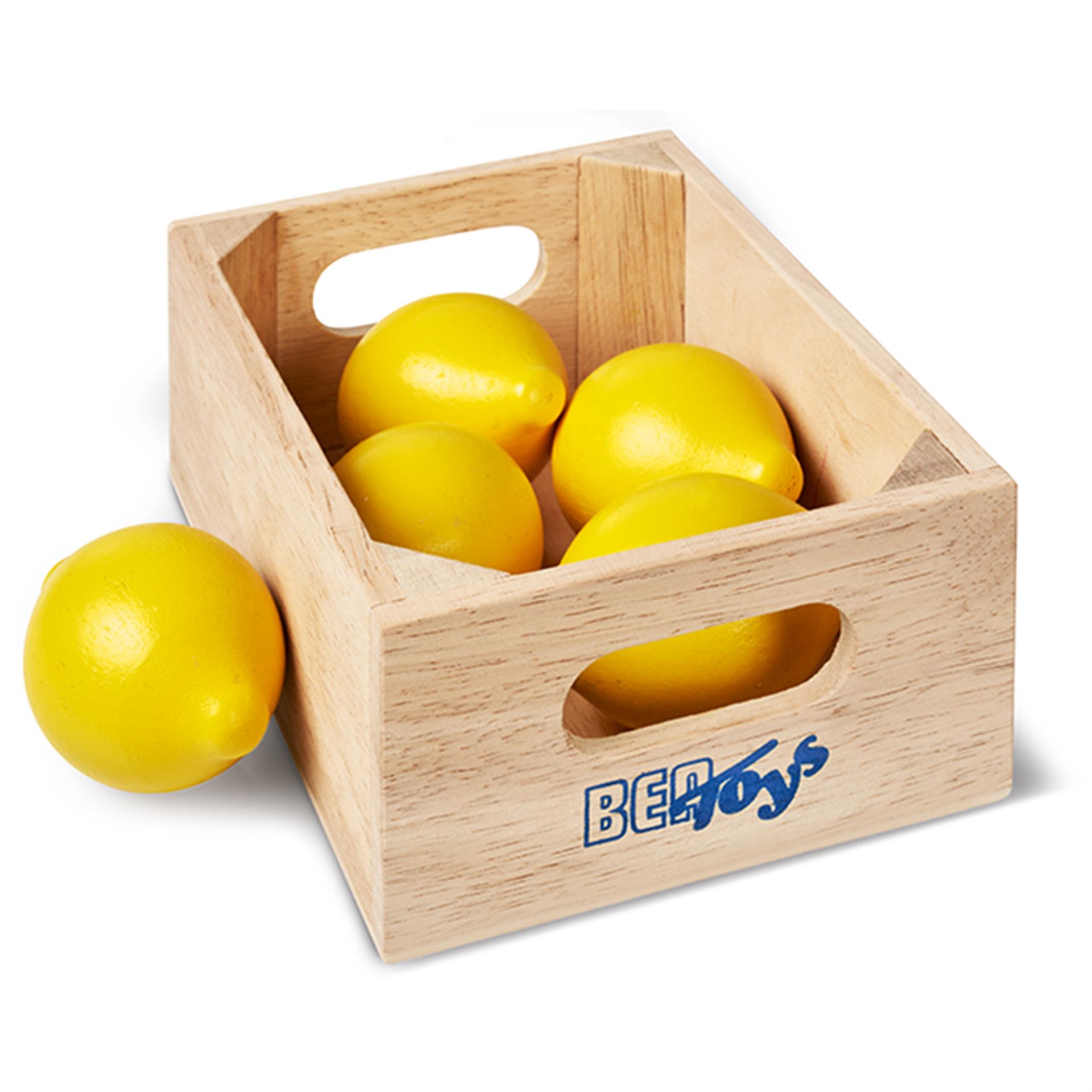 Limoni in cassetta di legno