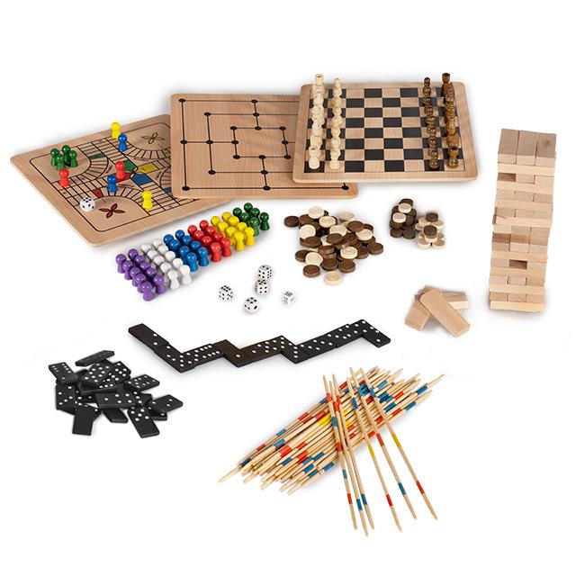 Set dei giochi per famiglia