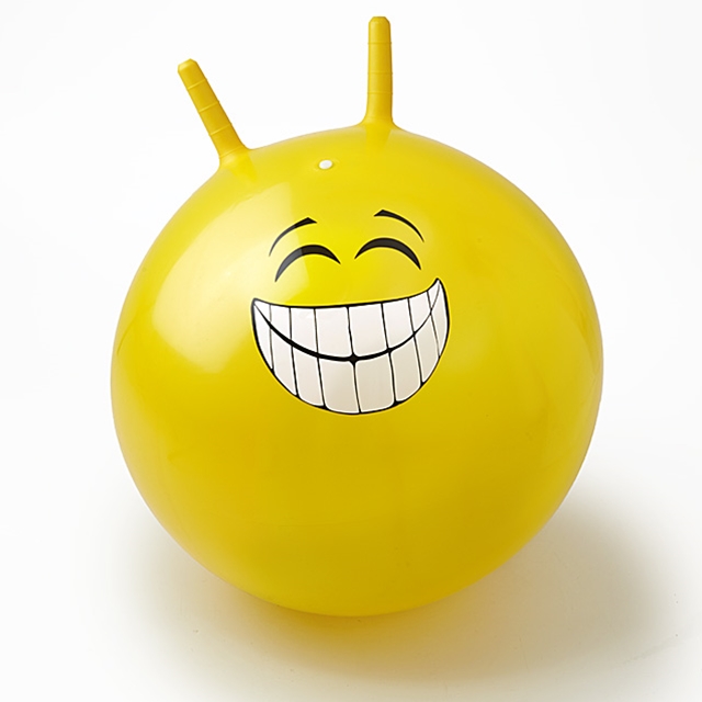 Hüpfball Gelb Smile Face
