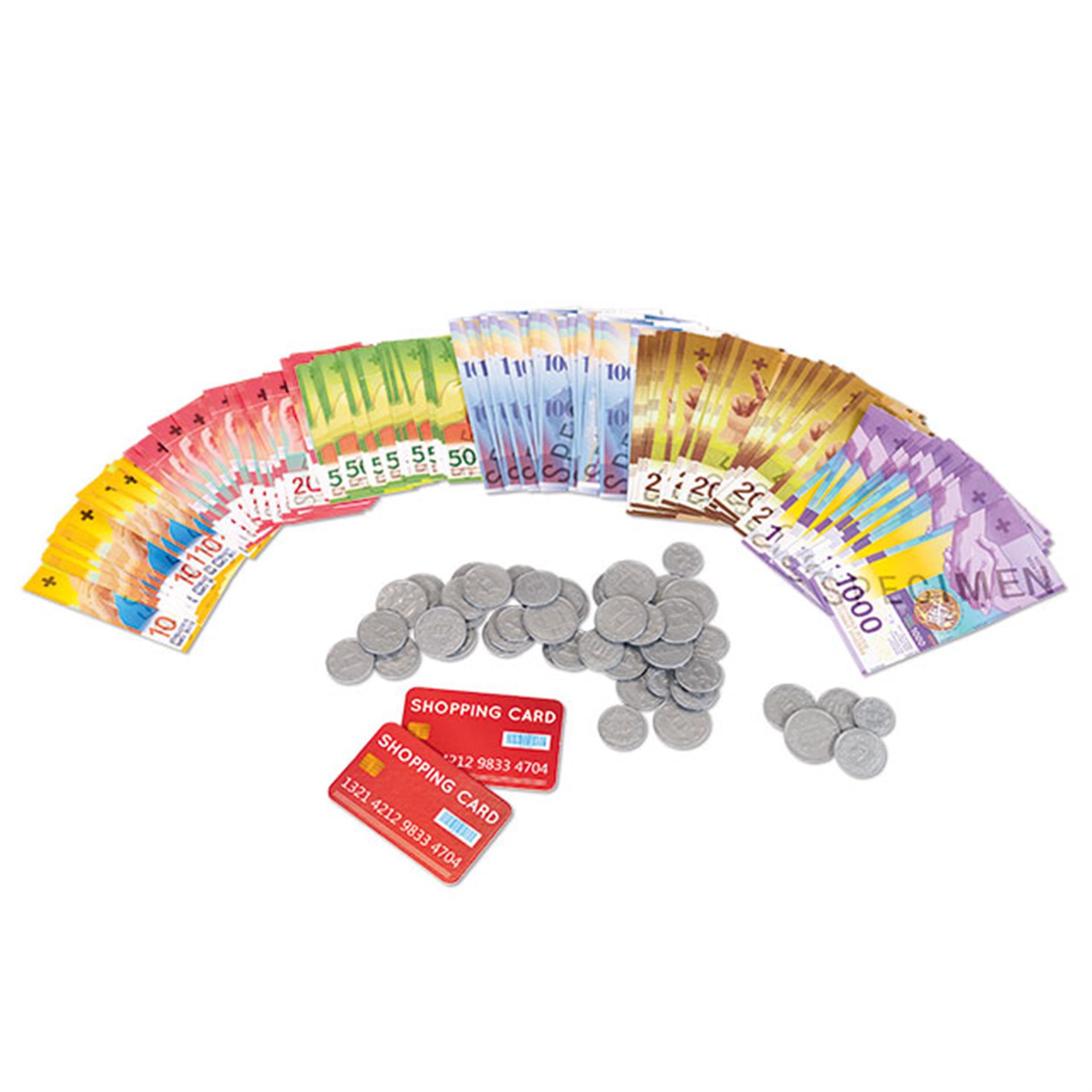 Giochiamo col denaro, 182 pezzi