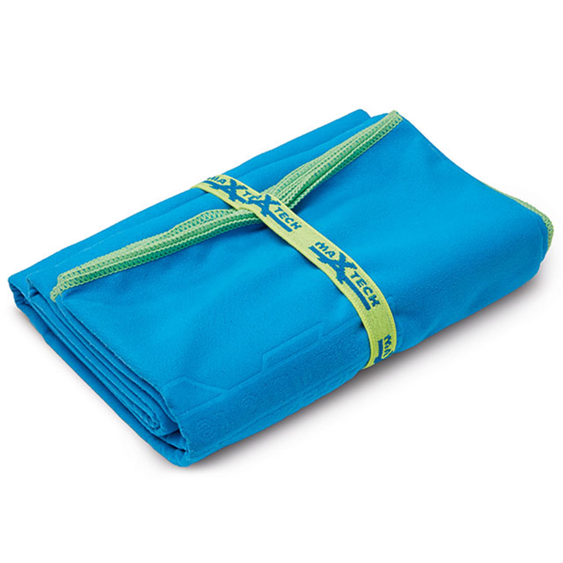 Serviette de bain en microfibre bleue