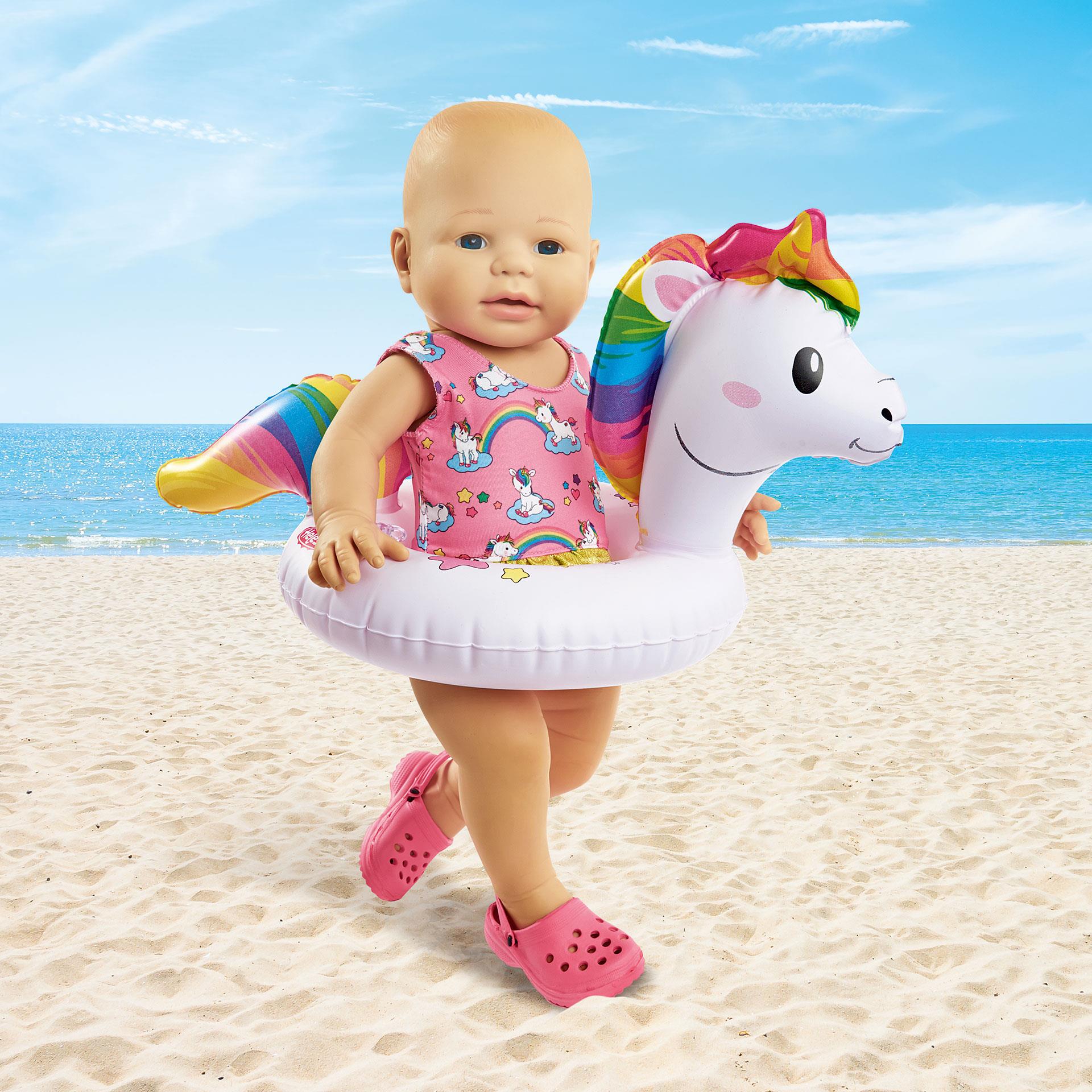 Einhorn Puppen Schwimm-Set BL 3tlg.