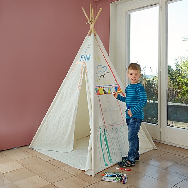 Tepee per bambini da dipingere