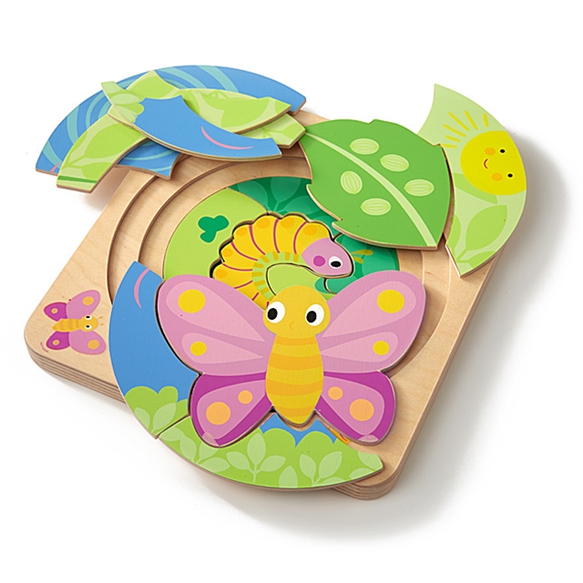 Mehrlagenpuzzle Schmetterling