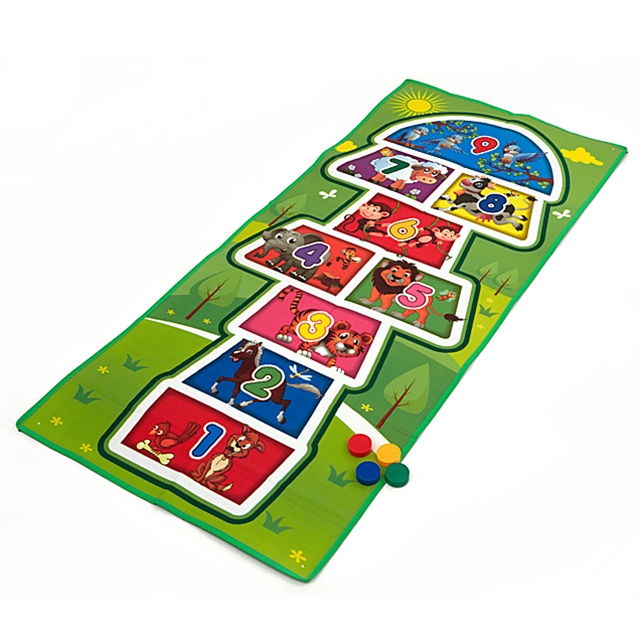 Tapis de jeu de la marelle