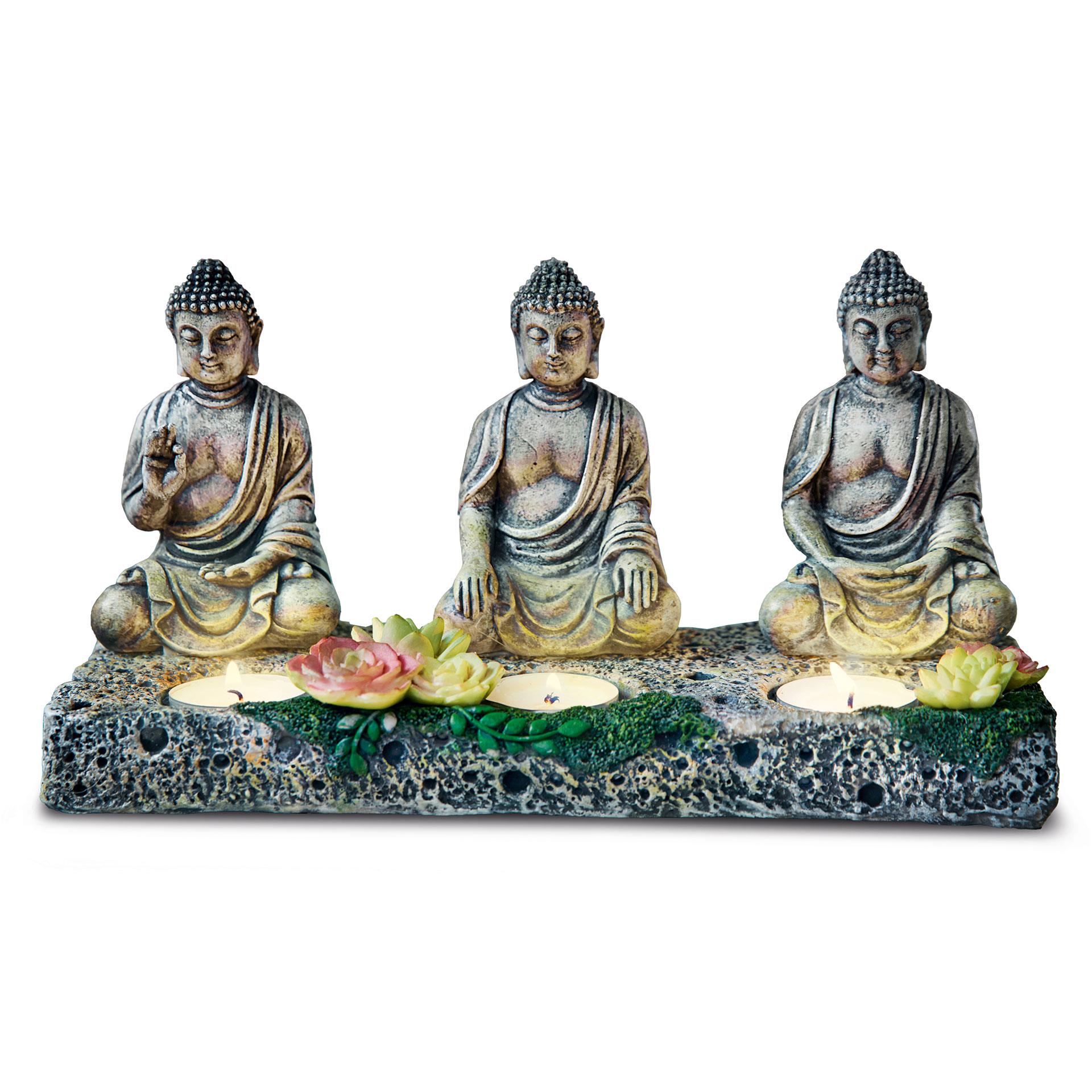 Bouddha porte-bougie