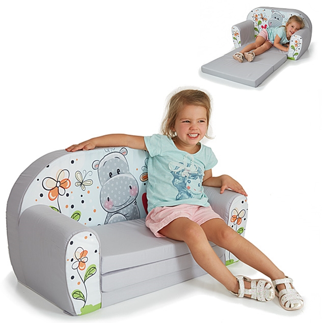 Fauteuil pour enfant hippopotame