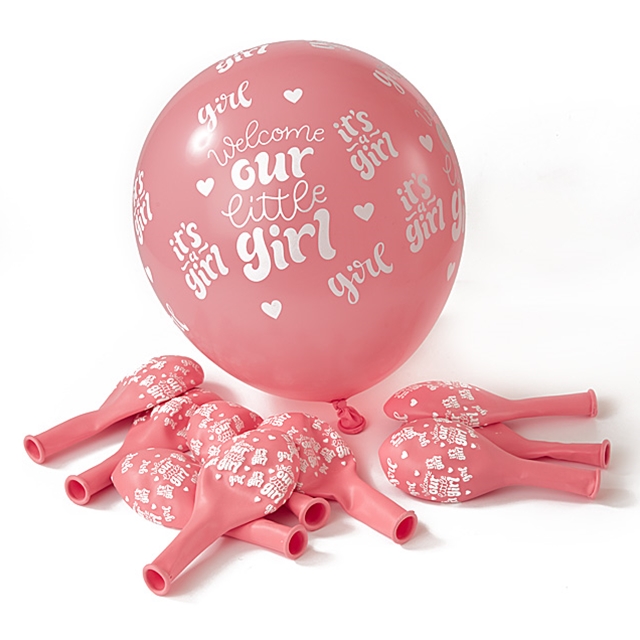 Set di palloncini Welcome our little girl