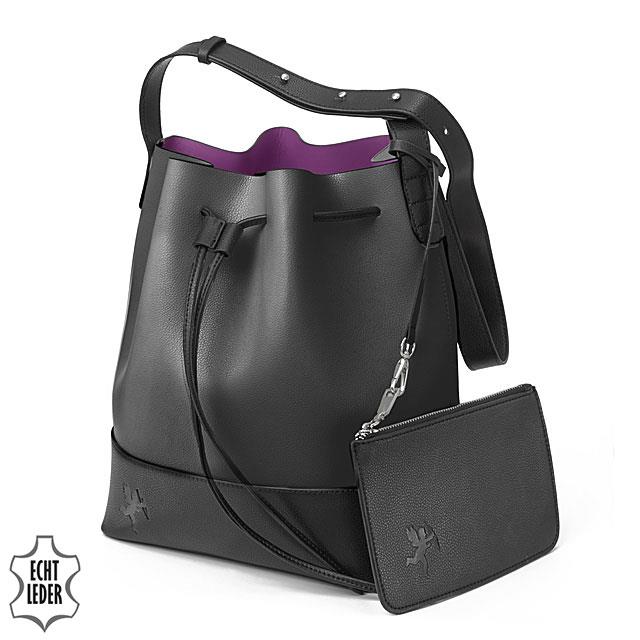 Borsa a tracolla / pochette, nero