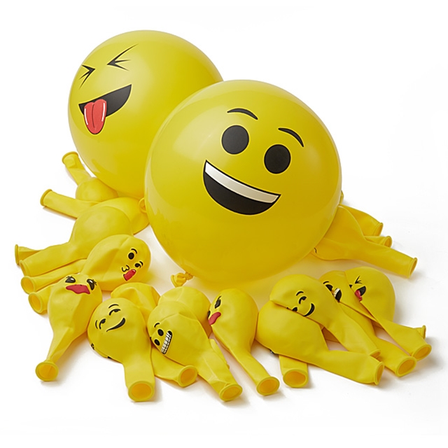 36 palloncini Smiley