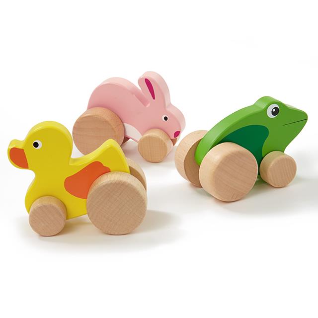 Animaux à saisir et pousser 3 pcs