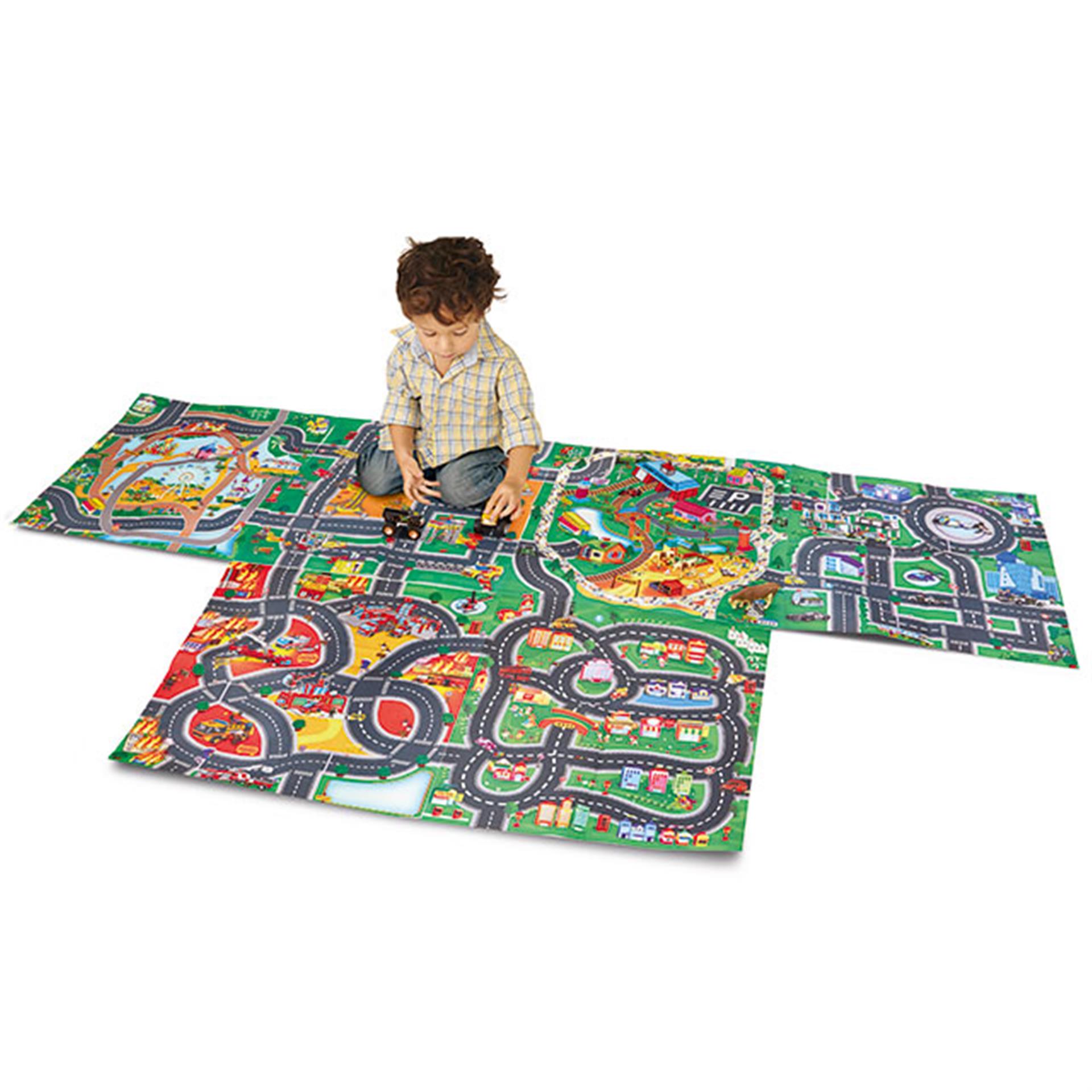 Tapis de jeu routier 8 pcs