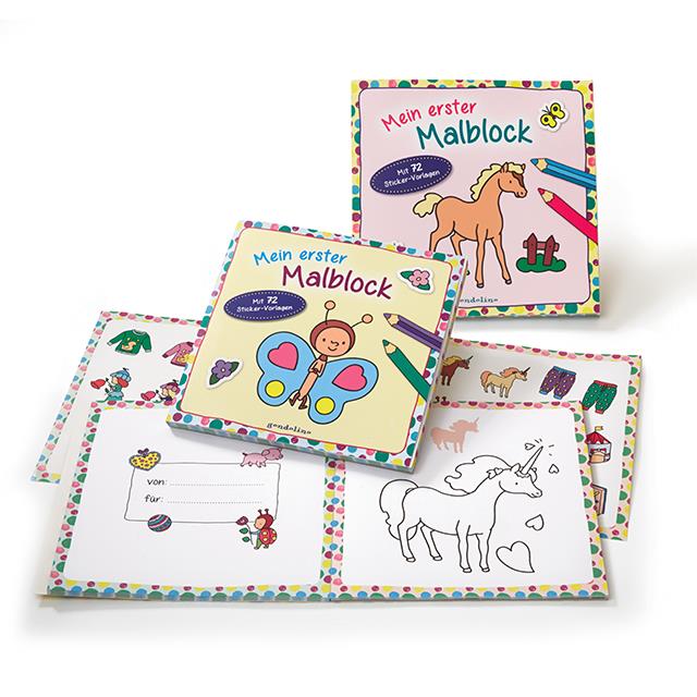 Sticker Malblock 2er Set