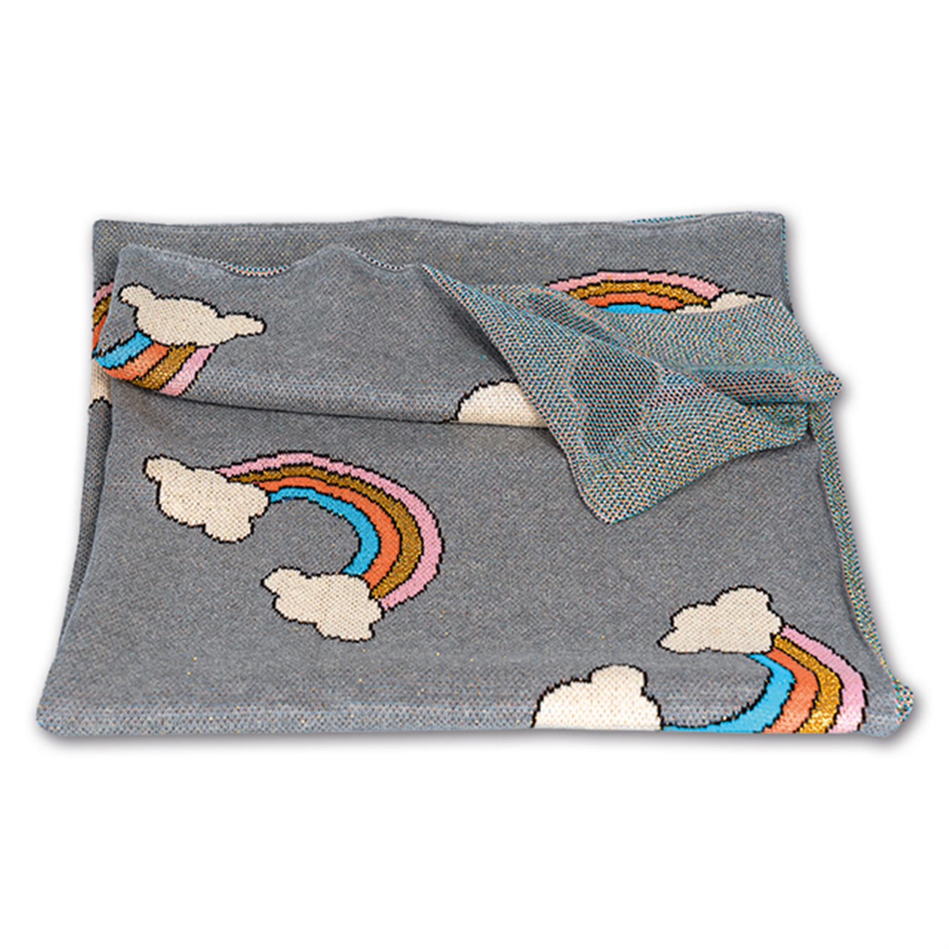 Kinder Kuscheldecke Regenbogen