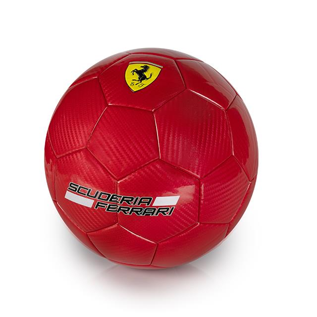 Fussball Original Ferrari Karbon Look rot