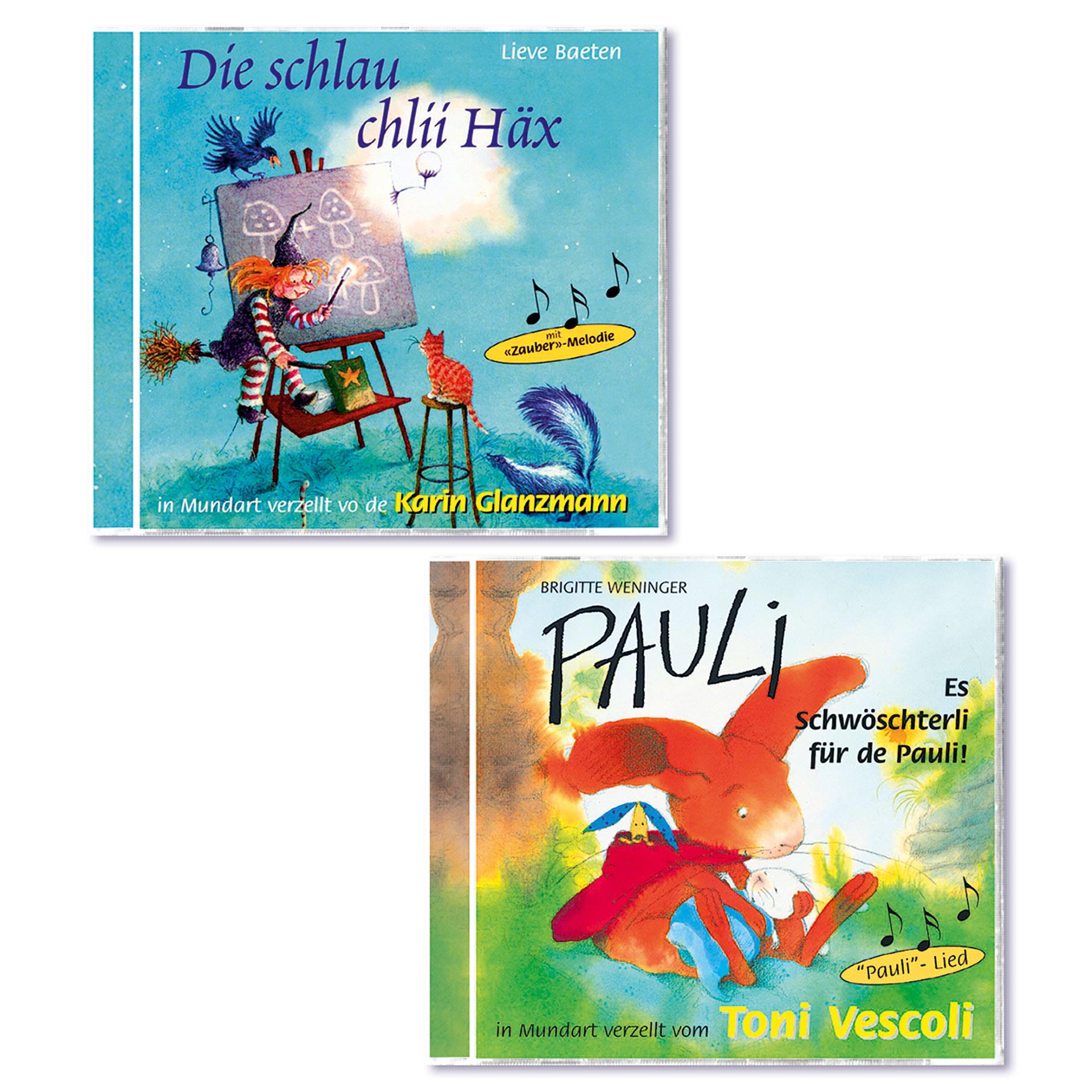 Set CD di fiabe: la piccola strega e Pauli