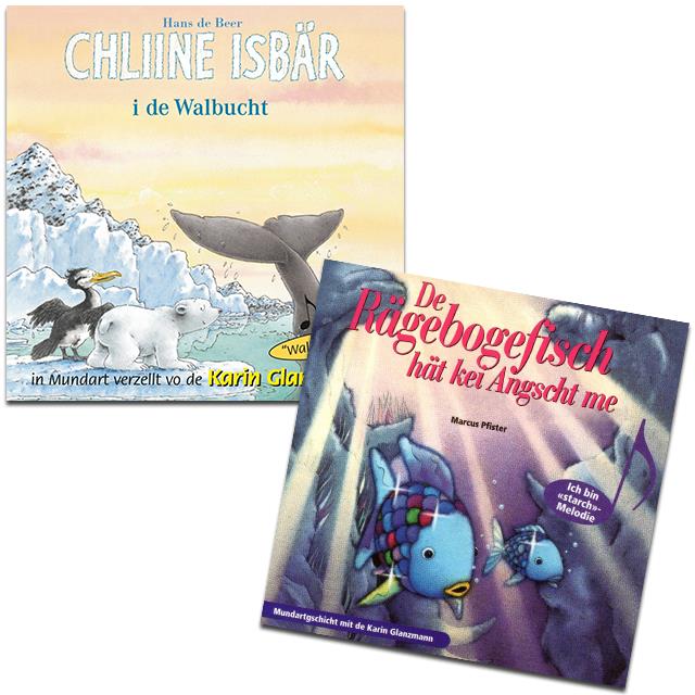 CD Märchen Set Regenbogenfisch und Kleiner Eisbär