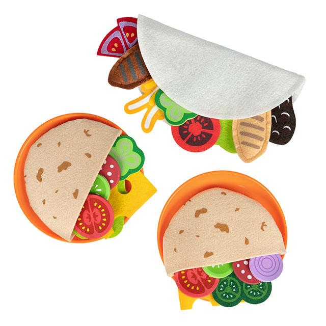 Pita Taco Set pour la cuisine d'enfant 31 pces