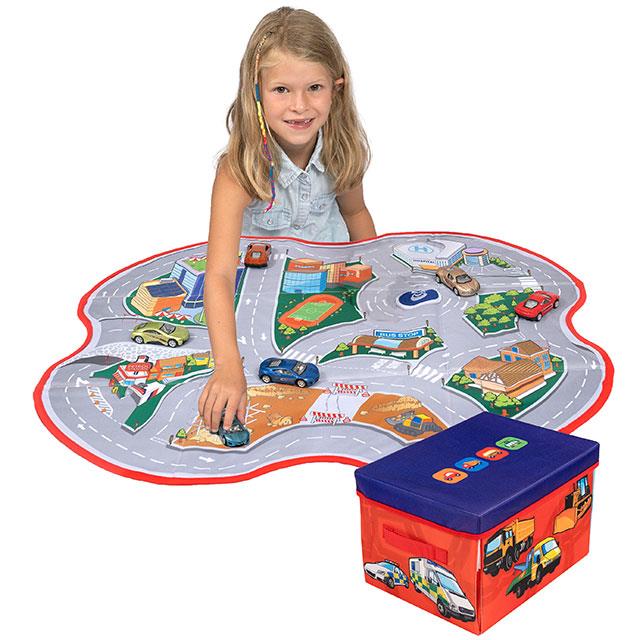 Tapis de jeu / boîte à jouets